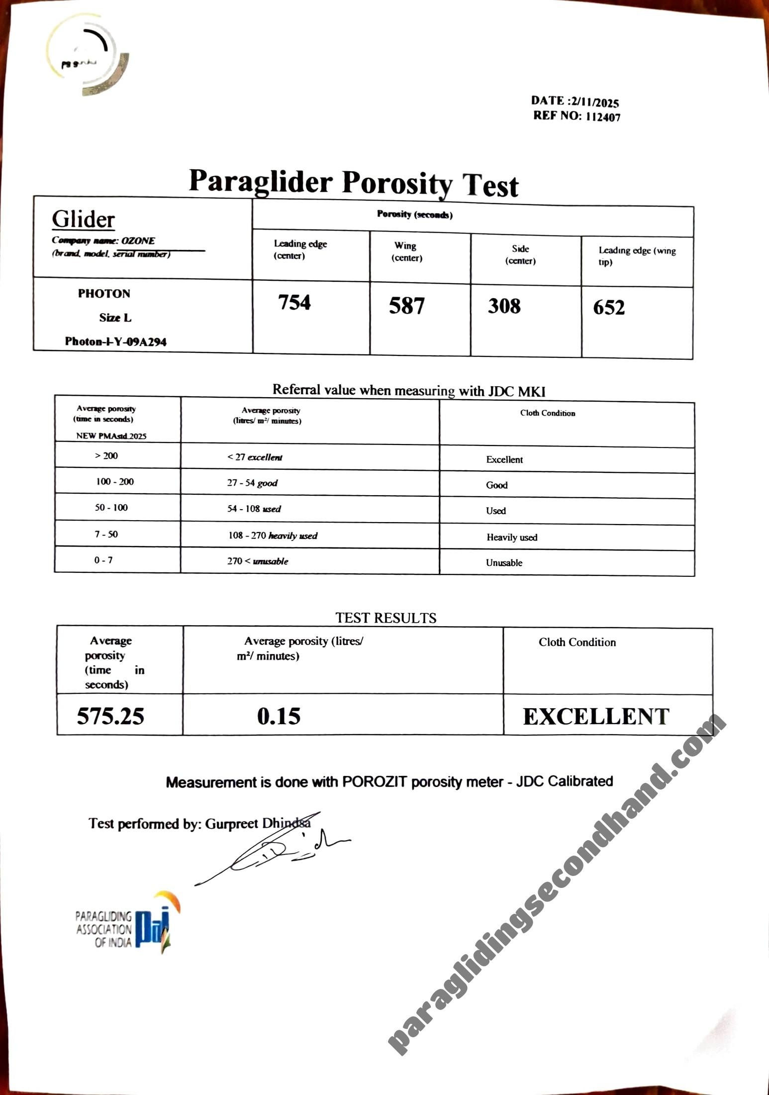 Ozone Photon, L, 2023, (100-115kg), 165h