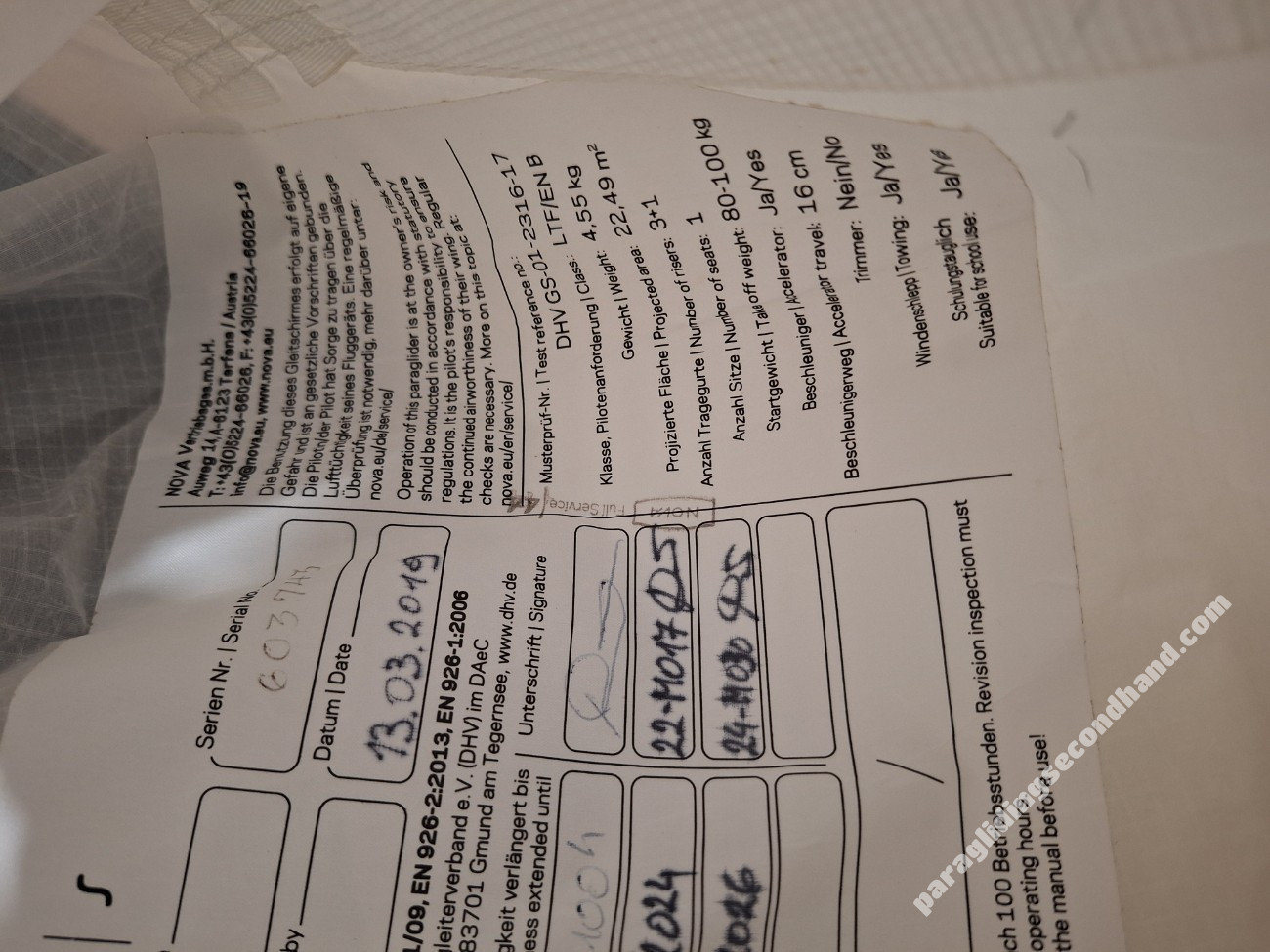 Nova Ion 5, S, 2019, (80-100kg), 100h