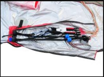 "Concertina bag" folding bag.