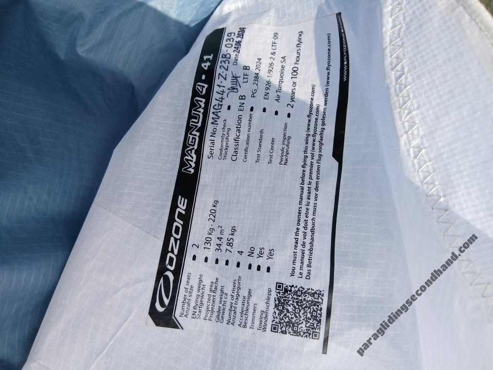 Ozone Magnum 4, 41, 2024, (130-220kg), 40h