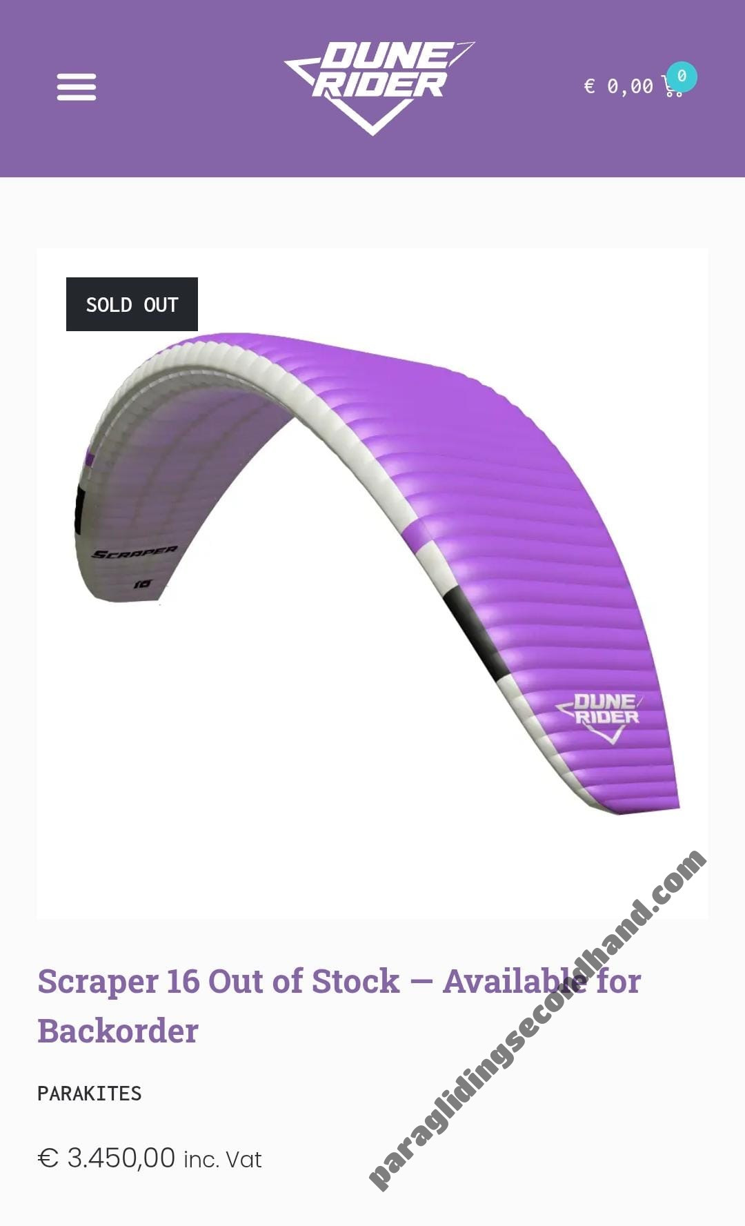 Flare Dune rider, 20, 2025, (65-110kg), 10h