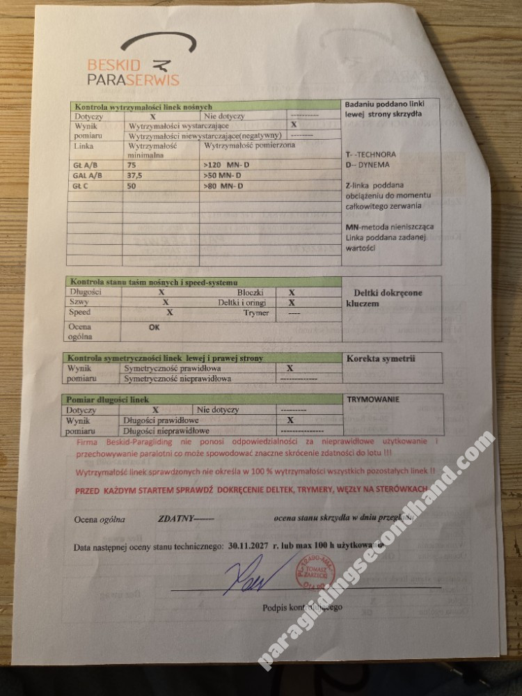 Drift Carancho EN-A, harness, reserve, cockpit, variometer, backpack