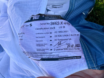 Ozone Swift 6, Small, 2022, (65-85kg), 30h