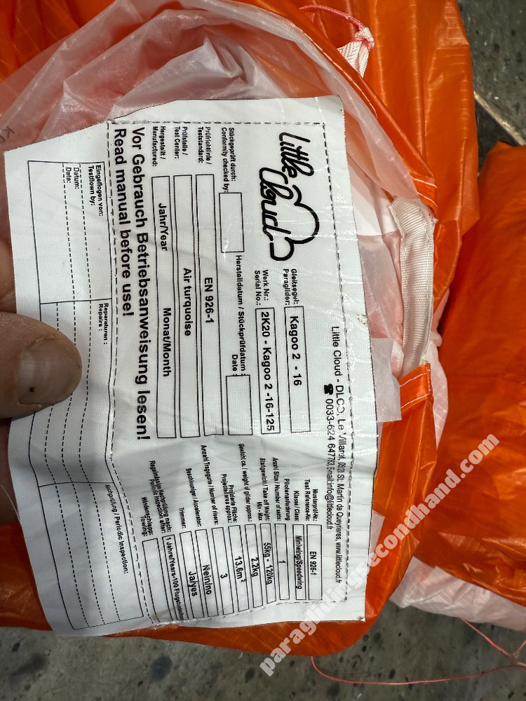 Little Cloud Kagoo2, 16, 2023, (60-120kg), 5h