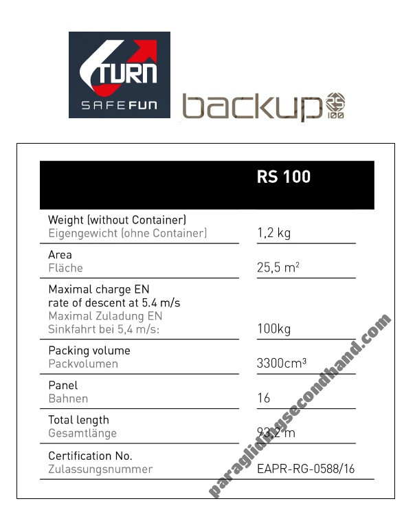 FULL SET: Skyman The Rock 2, S (75-95kg) + Advance Easiness 2, M + U-Turn Backup RS 100