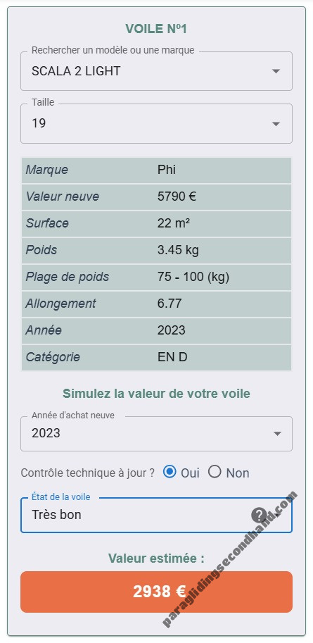 Phi Scala 2 Light, 19, 2023, (75-95kg), 120h