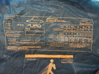 Air Design UFO2, 18, 2021, (65-100kg), 30h