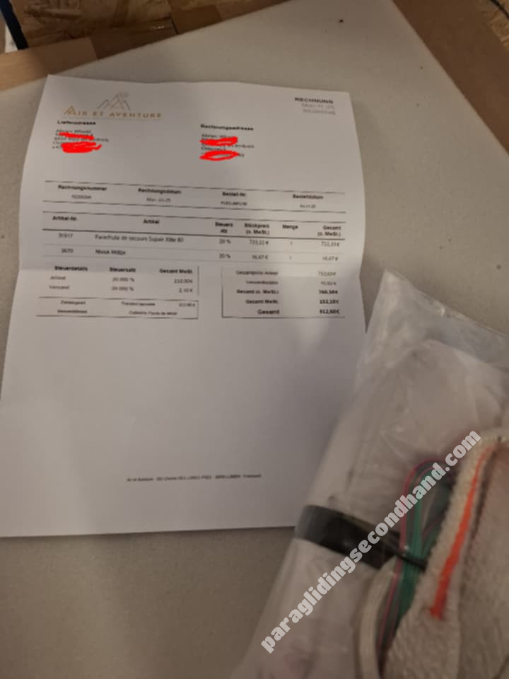 Supair Xlite 80, new D.O.M. 2025