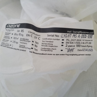 Ozone Lyght, MS, 2025, (80-95kg), 3h