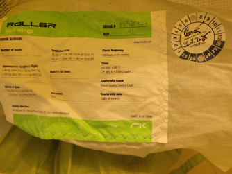 Niviuk Roller 16 Ananas, 16, 2017, (70-100kg), 100h