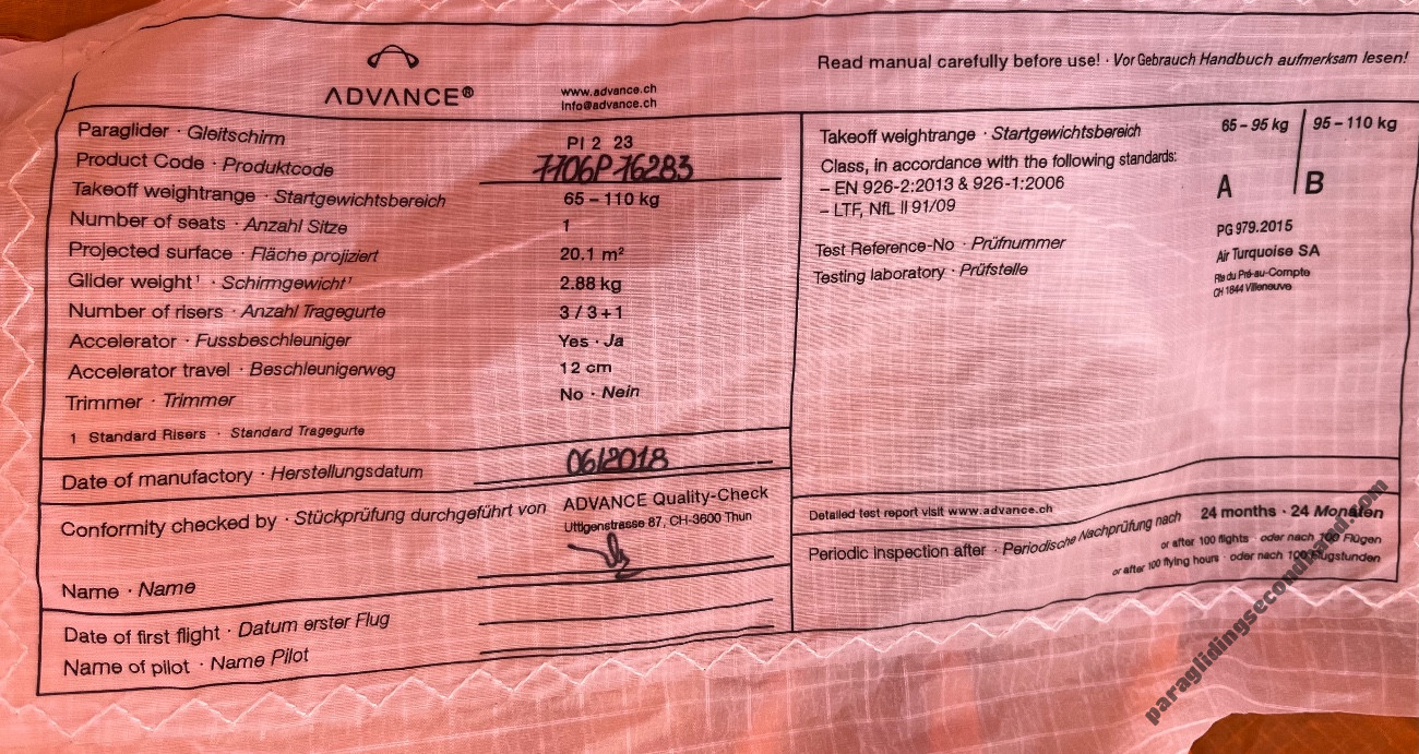 Advance Pi2 23mq + Easiness 3 L