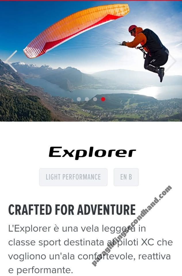 GIN Gliders Explorer, L, 2010, (95-115kg), 10h