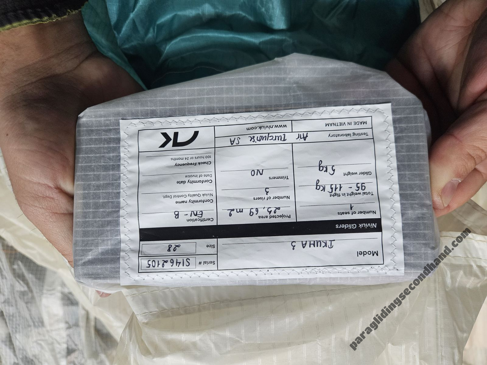 Niviuk Ikuma 3, L, 2024, (95-115kg), 70h