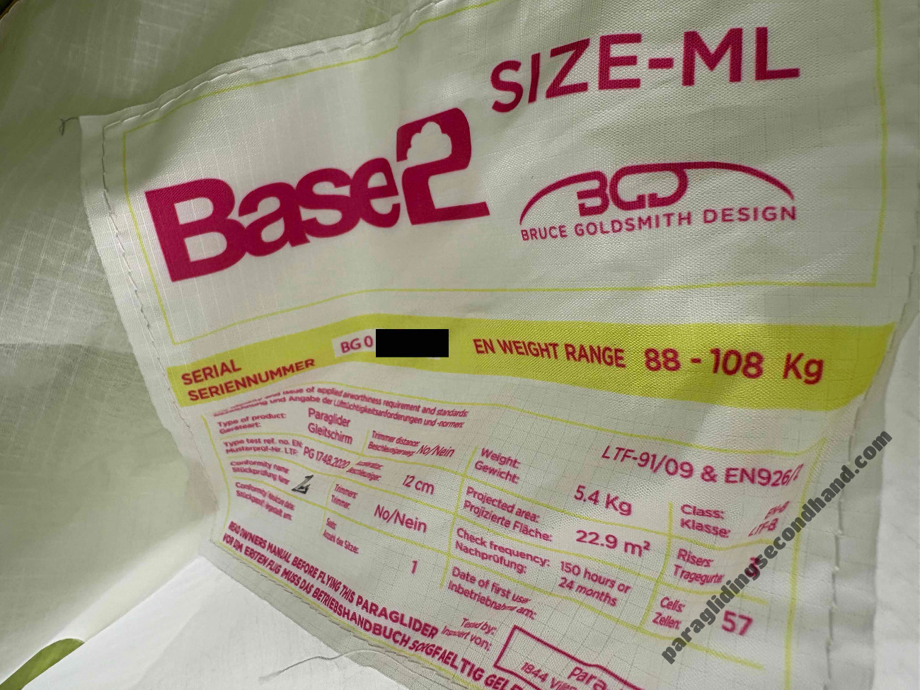 BGD Base 2, ML, 2021, (88-108kg), 85h
