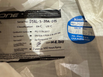 Ozone Delta 3, Xl, 2018, (110-130kg), 35h