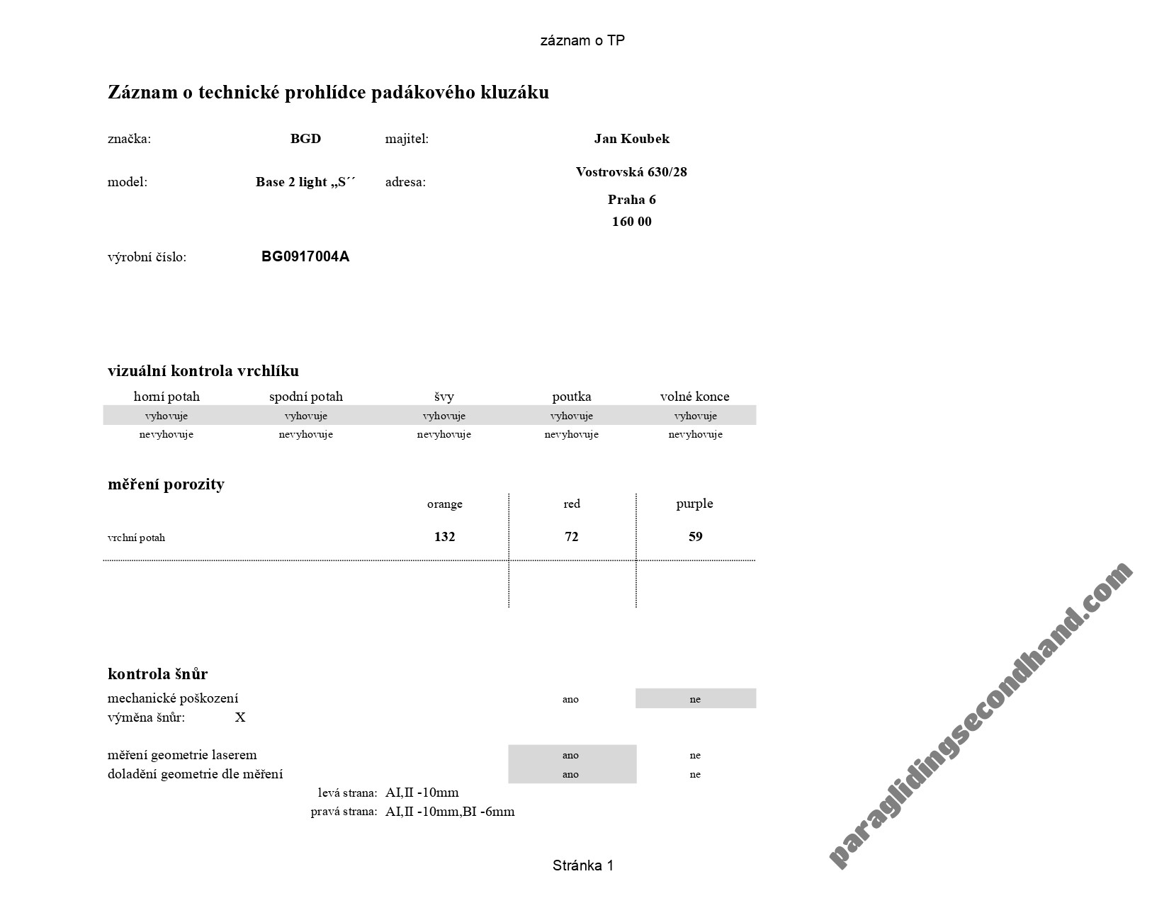 BGD Base 2 Lite, S, 2021, (65-85kg), 115h