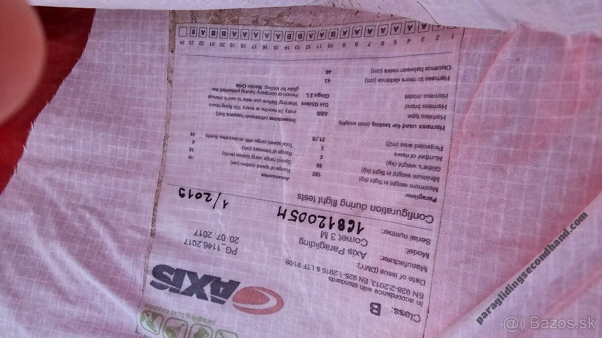 Axis Comet 3, M, 2019, (85-105kg), 150h