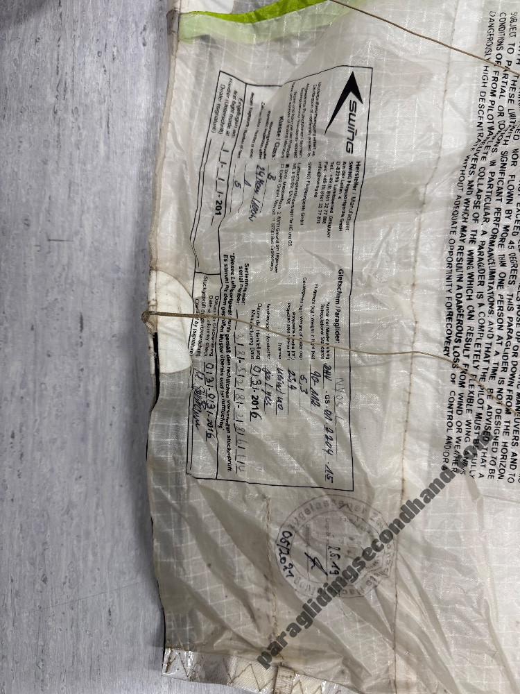 Swing Nyos, L, 2016, (90-112kg), 70h