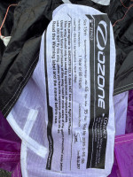 Ozone zero2, 15m2, 2017, (65-95kg), 20h