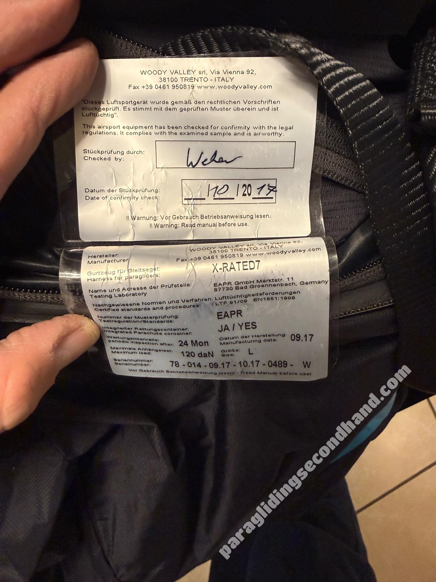 Woody Valley X RATED 7, L, 2017