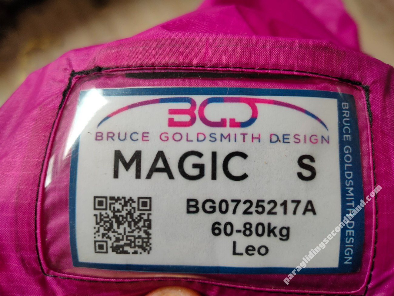 BGD MAGIC, S, 2020, (60-80kg), 30h