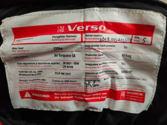 GIN Gliders VERSO 3, S, 2020