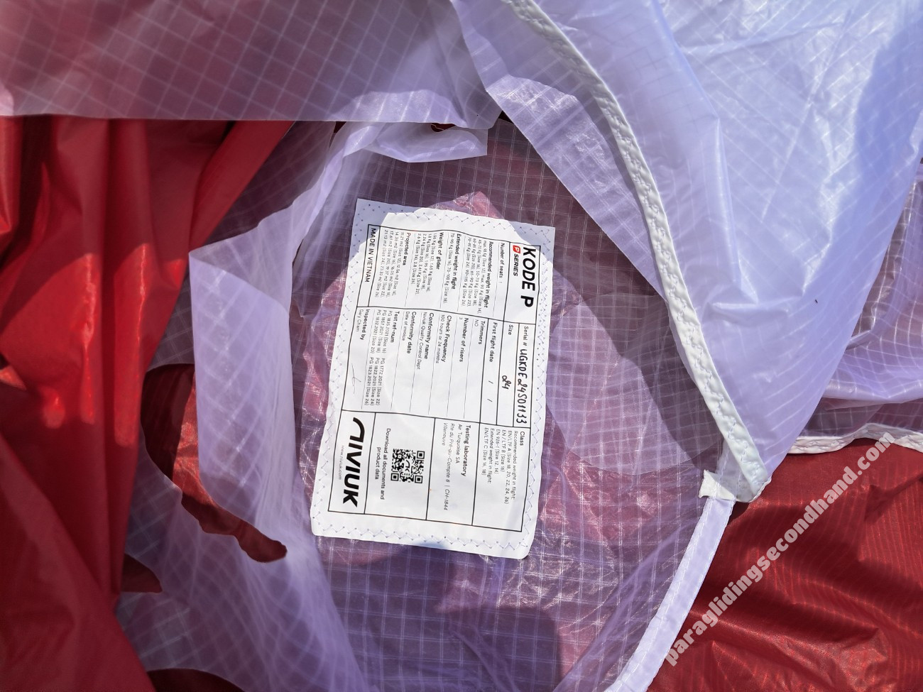 Niviuk KODE P, 24, 2025, (75-90kg), 0h